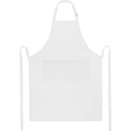 White - Side - Unisex Adult Andrea Adjustable Neck Strap Apron