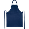 Navy - Side - Unisex Adult Andrea Adjustable Neck Strap Apron