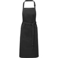 Solid Black - Front - Unisex Adult Andrea Adjustable Neck Strap Apron