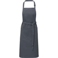 Dark Grey - Front - Unisex Adult Andrea Adjustable Neck Strap Apron