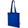 Royal Blue - Back - Madras Recycled Cotton 7L Tote Bag