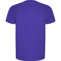 Mauve - Back - Roly Mens Imola Short-Sleeved Sports T-Shirt