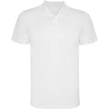 White - Front - Roly Childrens-Kids Monzha Polo Shirt