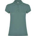 Calm Blue - Front - Roly Womens-Ladies Star Polo Shirt