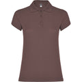 Pale Red - Front - Roly Womens-Ladies Star Polo Shirt