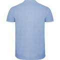 Sky Blue - Back - Roly Childrens-Kids Star Short-Sleeved Polo Shirt