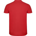 Red - Back - Roly Childrens-Kids Star Short-Sleeved Polo Shirt