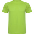 Lime - Front - Roly Mens Montecarlo Short-Sleeved Sports T-Shirt