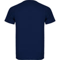 Navy Blue - Back - Roly Mens Montecarlo Short-Sleeved Sports T-Shirt