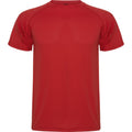 Red - Front - Roly Mens Montecarlo Short-Sleeved Sports T-Shirt