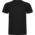 Solid Black - Front - Roly Mens Montecarlo Short-Sleeved Sports T-Shirt