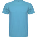 Turquoise - Front - Roly Mens Montecarlo Short-Sleeved Sports T-Shirt