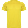 Yellow - Front - Roly Mens Montecarlo Short-Sleeved Sports T-Shirt