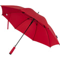 Red - Front - Niel RPET Folding Umbrella