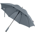 Grey - Front - Niel RPET Folding Umbrella