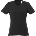 Deep Black - Front - Elevate Womens-Ladies Heros Short-Sleeved T-Shirt