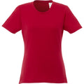 Red - Front - Elevate Womens-Ladies Heros Short-Sleeved T-Shirt