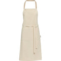 Oatmeal-Natural - Back - Nia Recycled Cotton Apron