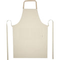 Oatmeal-Natural - Front - Nia Recycled Cotton Apron