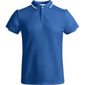 Royal Blue-White - Front - Roly Childrens-Kids Tamil Short-Sleeved Polo Shirt