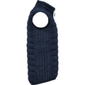 Navy Blue - Side - Roly Childrens-Kids Oslo Insulated Body Warmer