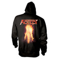 Black - Back - Accept Unisex Adult Flying V Hoodie