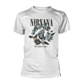 White - Front - Nirvana Unisex Adult Heart Shaped Box T-Shirt