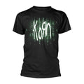 Black - Front - Korn Unisex Adult Matrix T-Shirt