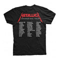 Black - Back - Metallica Unisex Adult MOP European Tour 86 T-Shirt