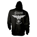 Black - Back - Saxon Unisex Adult ESTD 1979 Full Zip Hoodie