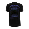 Black - Back - Metallica Unisex Adult Ride The Lightning Tracks T-Shirt