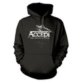 Black - Front - Accept Unisex Adult Too Mean To Die Hoodie