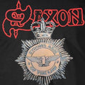 Black - Side - Saxon Unisex Adult Strong Arm Of The Law T-Shirt