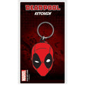 Red-Black - Front - Deadpool Face Keyring