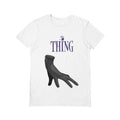 White - Front - Wednesday Unisex Adult Thing T-Shirt