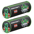 Black-Green-Red - Front - Minecraft Tnt Boom Barrel Pencil Case