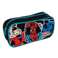 Blue-Black-Red - Front - Marvel Comics Energised Rectangle Pencil Case