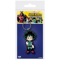 Multicoloured - Side - My Hero Academia Rubber Deku Keyring