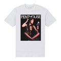 White - Front - Penthouse Unisex Adult 1977 Cover T-Shirt