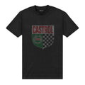 Black - Front - Castrol Unisex Adult Shield T-Shirt