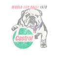 White - Side - Castrol Unisex Adult 1970 T-Shirt