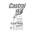 Heather Grey - Side - Castrol Unisex Adult Fresh Clean T-Shirt