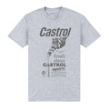 Heather Grey - Front - Castrol Unisex Adult Fresh Clean T-Shirt