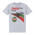 Heather Grey - Back - Castrol Unisex Adult Blackbushe T-Shirt