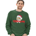 Forest Green - Side - Gremlins Unisex Adult Father Gizmo Sweatshirt