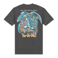 Charcoal - Back - Yu-Gi-Oh! Unisex Adult Blue-Eyes White Dragon T-Shirt