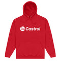 Red - Front - Castrol Unisex Adult Mono Hoodie