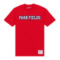Red - Front - Park Fields Unisex Adult Established T-Shirt