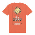 Orange - Back - Apoh Unisex Adult Le Soliel British Museum T-Shirt