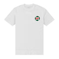 White - Front - Castrol Unisex Adult Logo Pocket Print T-Shirt